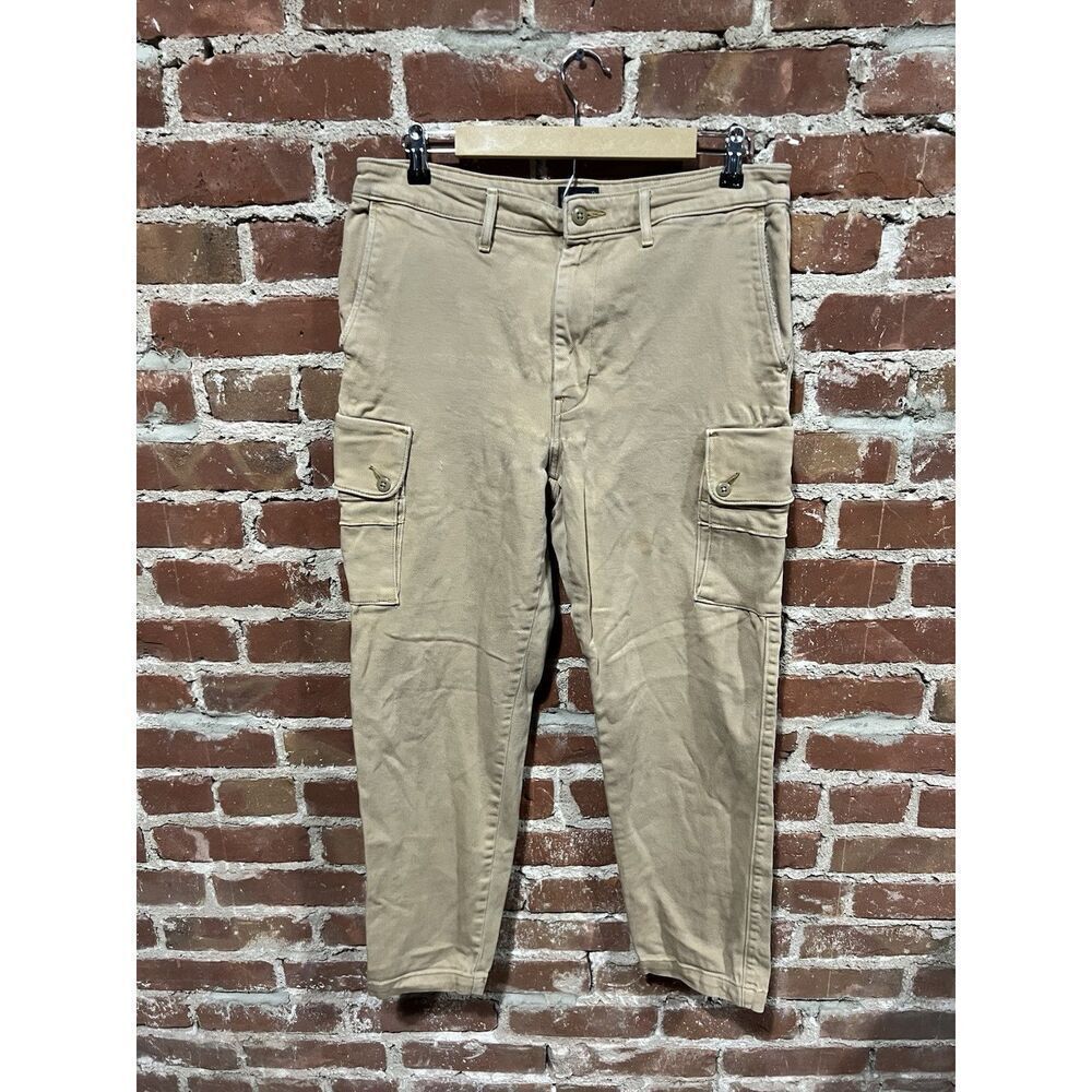 Levis Mens Brown Cargo Pants Size 34 x 32